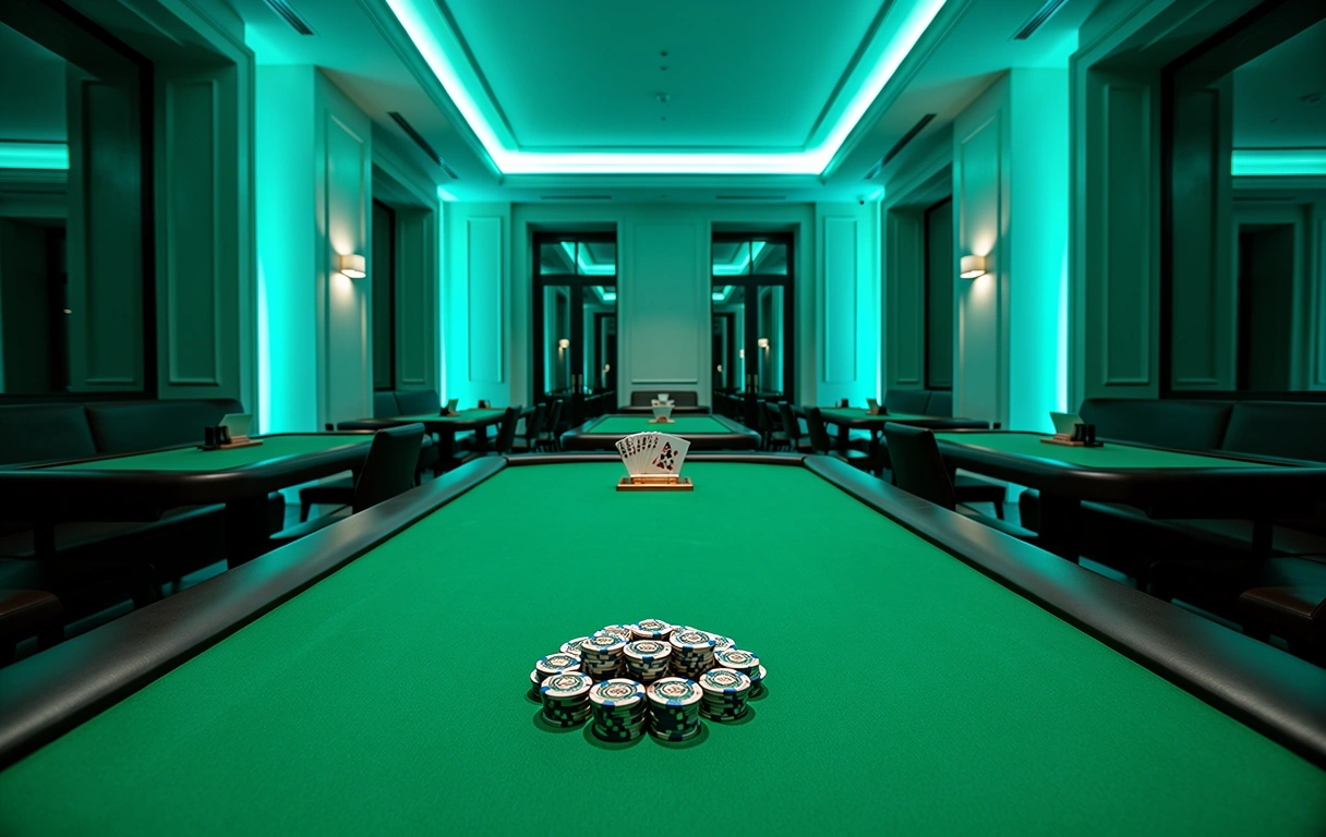 Environnement de poker professionnel